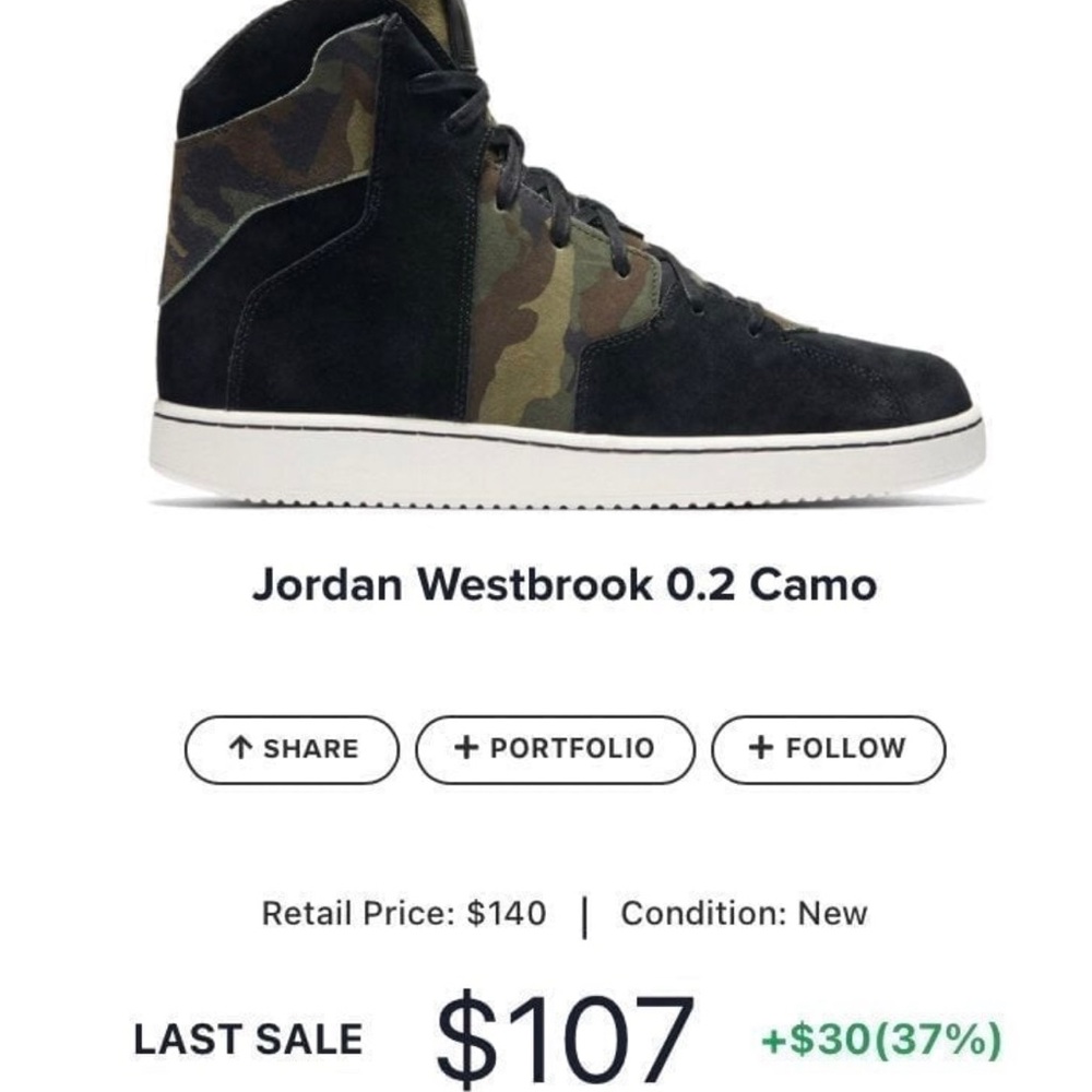 Jordan WEDGES Black and Green Sneakers High-Top Design 7.5 women